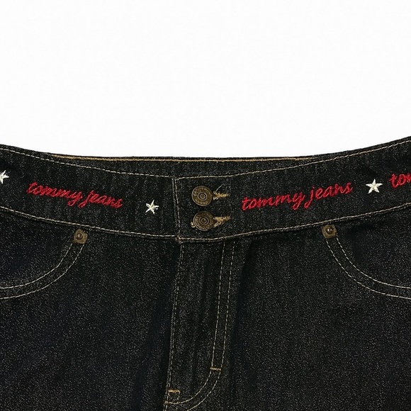 Tommy Jeans NWT Denim Skirt Sz 7 – Y2K Patriotic Vintage Style Rare Find Juniors - Picture 4 of 5